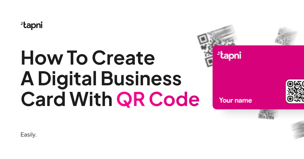 How To Create a Digital Business Card With a QR Code Easily